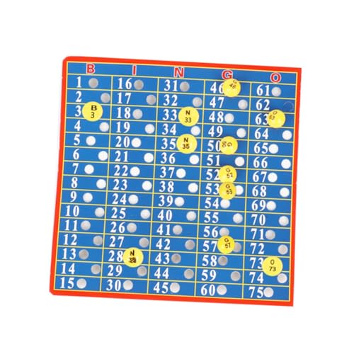 Milisten 1 Stück Bingo Spielmaschine Lernspielzeug Brettspiel für Jahren Blau Milisten 1 Stück Bingo Spielmaschine Lernspielzeug Brettspiel für Jahren Blau von Milisten