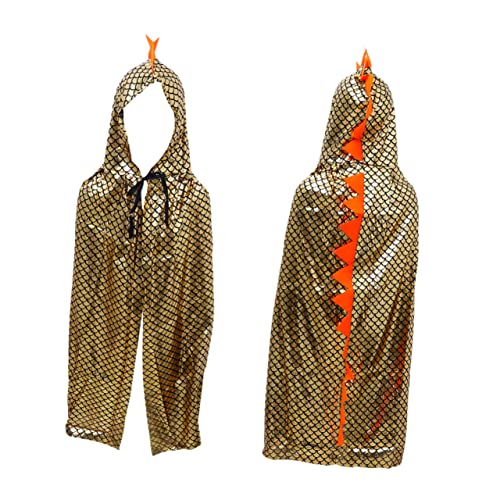 Milisten 1 Stück Dinosaurier Umhang für Halloween Kostüm mit Dinosaurier Design für Partys und Aufführungen Bequem und Farbenfroh von Milisten