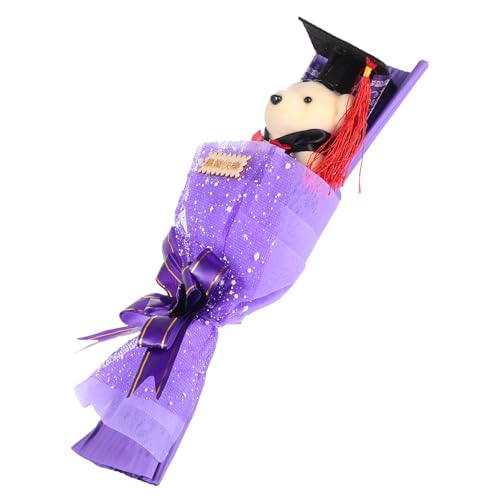 Milisten 1 Stück Dr. Bärenstrauß Blumen- mit Quasten Abschluss für sie Geburtstag Abschluss Bär pummeluff Kuscheltier et Kuscheltier deko Abschlussbouquet Figur Puppenstrauß Plastik Violett Milisten 1 Stück Dr. Bärenstrauß Blumen- mit Quasten Abschluss für sie Geburtstag Abschluss Bär pummeluff Kuscheltier et Kuscheltier deko Abschlussbouquet Figur Puppenstrauß Plastik Violett von Milisten