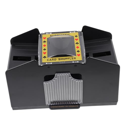 Milisten 1 Stück Elektrische Kartenmischmaschine für Decks Automatischer Poker Mischer für Bridge und Spielkarten und Einfaches Mischgerät für Zuhause und Büro Milisten 1 Stück Elektrische Kartenmischmaschine für Decks Automatischer Poker Mischer für Bridge und Spielkarten und Einfaches Mischgerät für Zuhause und Büro von Milisten