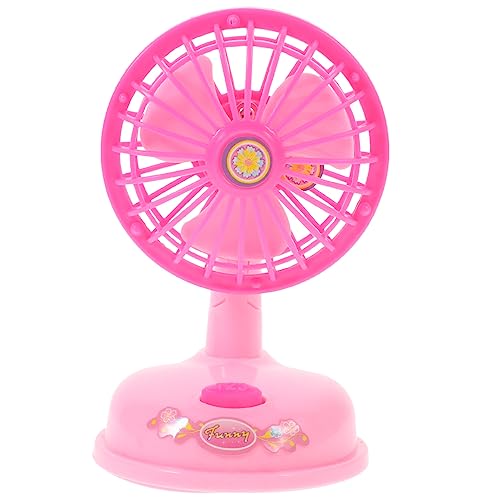 Milisten 1 Stück Elektroventilator Simuliertes Haushaltsgerät für Rosa Puppenhaus Deko Kompaktes Design für Rollenspiele und Kreative Aktivitäten von Milisten
