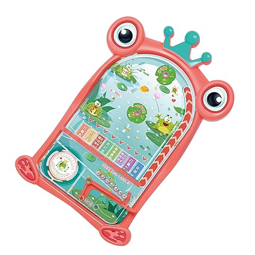 Milisten 1 Stück Flipperautomat Desktop-Flipper Cartoon-Flipper Mini-Flipper- Desktop-Spielspielzeug Kinderspielzeug Bildungsspielzeug Abs Rosa von Milisten