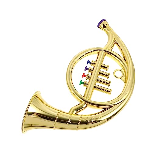 Milisten 1 Stück Französisches Horn Modell Simuliertes Musikinstrument für Aufführungen und Realistische Gestaltung Vielseitig Einsetzbar der Musikpädagogik Milisten 1 Stück Französisches Horn Modell Simuliertes Musikinstrument für Aufführungen und Realistische Gestaltung Vielseitig Einsetzbar der Musikpädagogik von Milisten