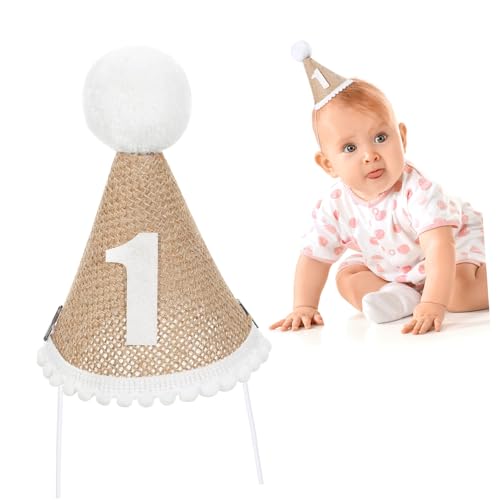 Milisten 1 Stück Geburtstagshut Adorable Party Hut für Foto Requisiten für Unvergessliche Feiern aus Hochwertigem Leinen Milisten 1 Stück Geburtstagshut Adorable Party Hut für Foto Requisiten für Unvergessliche Feiern aus Hochwertigem Leinen von Milisten