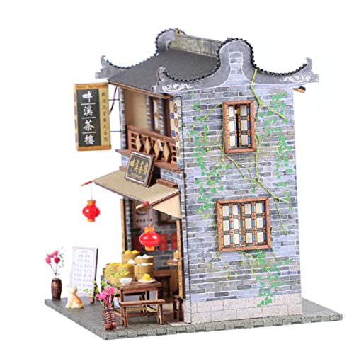 Milisten 1 Stück Hausmodell im chinesischen Stil Mini- Mini-Hausmodell Hausmodell selber Bauen Modellspielzeug zusammenbauen handwerkliche Verzierung DIY Schmuck Montagehaus Papier Milisten 1 Stück Hausmodell im chinesischen Stil Mini- Mini-Hausmodell Hausmodell selber Bauen Modellspielzeug zusammenbauen handwerkliche Verzierung DIY Schmuck Montagehaus Papier von Milisten