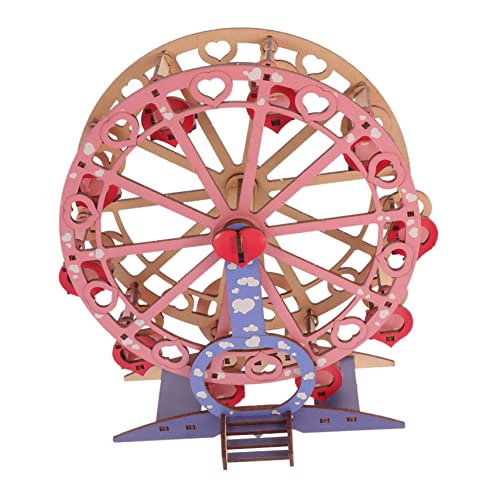 Milisten 1 Stück Holz Puzzle Modell für DIY Puzzle aus Hochwertigem Holz Fördert Konzentration und Hand Auge Koordination für Eltern Junge Mädchen Aktivitäten Perfektes von Milisten