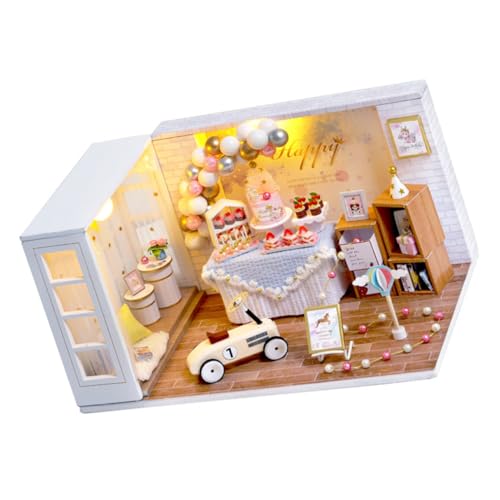 Milisten 1 Stück Holzmodellhaus Montage Miniaturbausätze Handwerk Warm Bausatz Miniaturen Winzig Szene Für Handgefertigt DIY Miniature Dolls House Kit Tiny-House-bausätze Zum Bauen Hölzern Milisten 1 Stück Holzmodellhaus Montage Miniaturbausätze Handwerk Warm Bausatz Miniaturen Winzig Szene Für Handgefertigt DIY Miniature Dolls House Kit Tiny-House-bausätze Zum Bauen Hölzern von Milisten