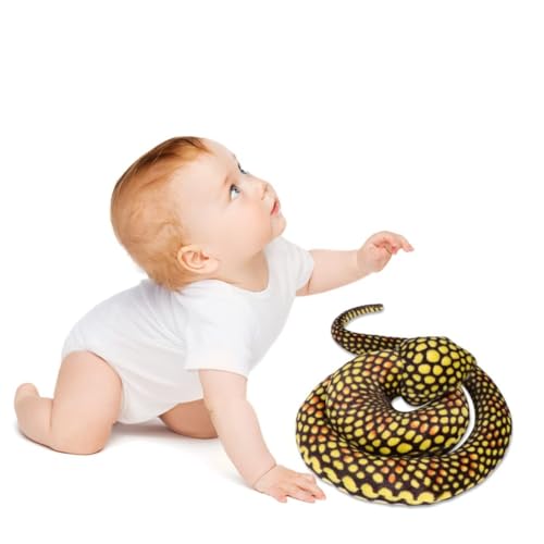 Milisten 1 Stück Kreatives Schlangen Vivid Artificial Snake Doll für Halloween Streiche Realistische Plüschfigur Gelb für Partys Klassenzimmer Kostümpartys Milisten 1 Stück Kreatives Schlangen Vivid Artificial Snake Doll für Halloween Streiche Realistische Plüschfigur Gelb für Partys Klassenzimmer Kostümpartys von Milisten