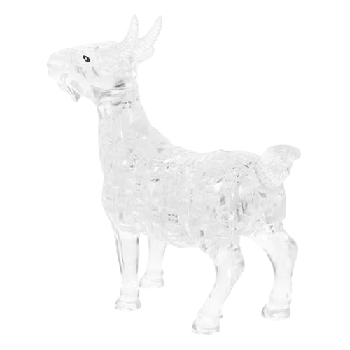 Milisten 1 Stück Kristallpuzzle Bausteine Für Tier Puzzles Rätsel Für Bauen Für Ziege Desktop-Ornament Puzzles Für Ziegenzeug Puzzle- Ziege Dekoration Ziege-Puzzle Weiß Milisten 1 Stück Kristallpuzzle Bausteine Für Tier Puzzles Rätsel Für Bauen Für Ziege Desktop-Ornament Puzzles Für Ziegenzeug Puzzle- Ziege Dekoration Ziege-Puzzle Weiß von Milisten