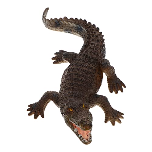 Milisten 1 Stück Lernspielzeug Simuliertes Alligator Modell Kognitive Entwicklung Dekoration für Kreatives und DIY Projekte von Milisten