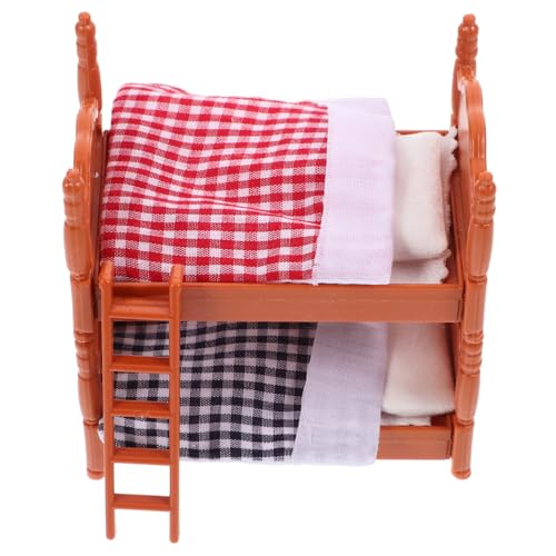 Milisten 1 Stück Mini-Schlafzimmerbett Simulationsbett Miniatur Krippe Mini-Etagenbetten Schlafzimmer Portable Bed hausbett cot Mini-Spielzeugbett Bett Puppenhaus Stoff Milisten 1 Stück Mini-Schlafzimmerbett Simulationsbett Miniatur Krippe Mini-Etagenbetten Schlafzimmer Portable Bed hausbett cot Mini-Spielzeugbett Bett Puppenhaus Stoff von Milisten
