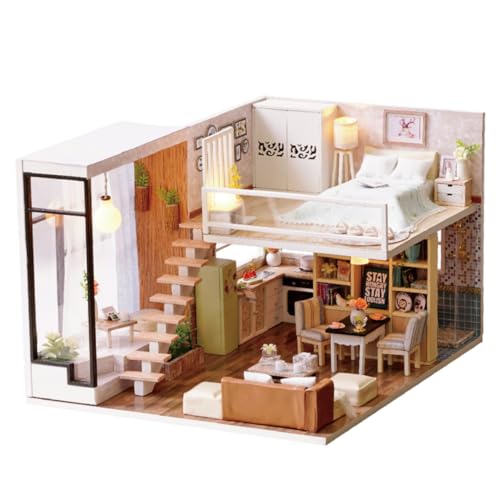 Milisten 1 Stück Montage Toy House Ingwer Kleinkinder winzig real Puppenhaus Bausätze Szene Bauen Miniatur DIY Wohnung Mini- zum Selbermachen Miniatur DIY Milisten 1 Stück Montage Toy House Ingwer Kleinkinder winzig real Puppenhaus Bausätze Szene Bauen Miniatur DIY Wohnung Mini- zum Selbermachen Miniatur DIY von Milisten