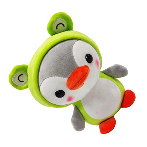 Milisten 1 Stück Plüschtier Pinguin Kinderspielzeug Plüschgefüllter Plüschpuppe Cartoon-Pinguin-Puppe Modische Heimtextilien Pinguin- Kinderpuppe Pp Baumwolle Green von Milisten