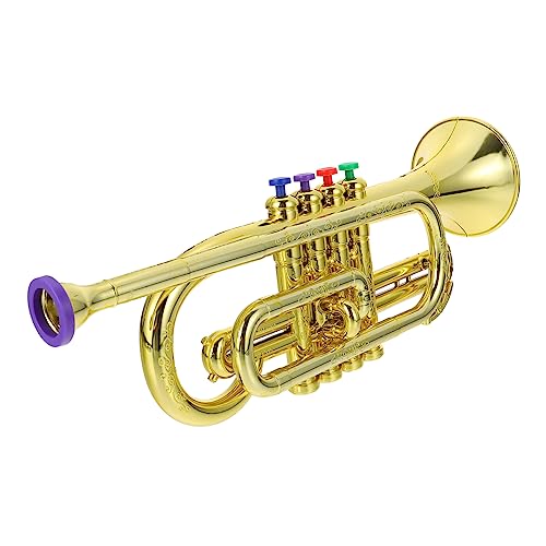 Milisten 1 Stück Simulation Musikinstrument Trompetenmodell für Realistisches Design Sicheres Material für Musikliebhaber für Junge und Jungen Milisten 1 Stück Simulation Musikinstrument Trompetenmodell für Realistisches Design Sicheres Material für Musikliebhaber für Junge und Jungen von Milisten
