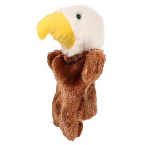 Milisten 1 Stück Simulationseule Handpuppe aus Plüsch Kreatives Rollenspielzeug für Fördert Fantasie und Kommunikation für Geschichtenerzählen und Eltern Spiele von Milisten
