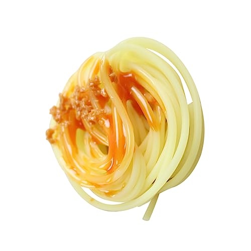 MILISTEN 1 Stück Simulierte Spaghetti Dekoration für Restaurant Künstliches Lebensmittel Realistisches Pasta Modell für Foto Requisiten und Küchen Dekoration MILISTEN 1 Stück Simulierte Spaghetti Dekoration für Restaurant Künstliches Lebensmittel Realistisches Pasta Modell für Foto Requisiten und Küchen Dekoration von Milisten