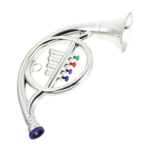 Milisten 1 Stück Vierfarbhornmodell Waldhorn Kind Hornspielzeug Französisch Musikhorn Musikspielzeug Musical Musikinstrument Horn Spielzeughupe Silber Abs-Kunststoff Milisten 1 Stück Vierfarbhornmodell Waldhorn Kind Hornspielzeug Französisch Musikhorn Musikspielzeug Musical Musikinstrument Horn Spielzeughupe Silber Abs-Kunststoff von Milisten