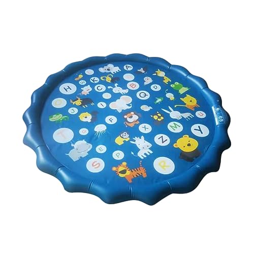 Milisten 1 Stück Wassersprühpad sprengen und Splash Spiel Matte Wassersprinkler-Pad Rasensprengermatte Spielmatte Spielpads Sprinklermatte Spielepolster im Freien von Milisten
