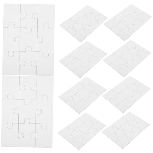 Milisten 10 Blatt DIY Leere Puzzles zum Ausmalen Kreatives Bastelmaterial für Kreativität und Vorstellungskraft für Zuhause Schule und Reisen Milisten 10 Blatt DIY Leere Puzzles zum Ausmalen Kreatives Bastelmaterial für Kreativität und Vorstellungskraft für Zuhause Schule und Reisen von Milisten