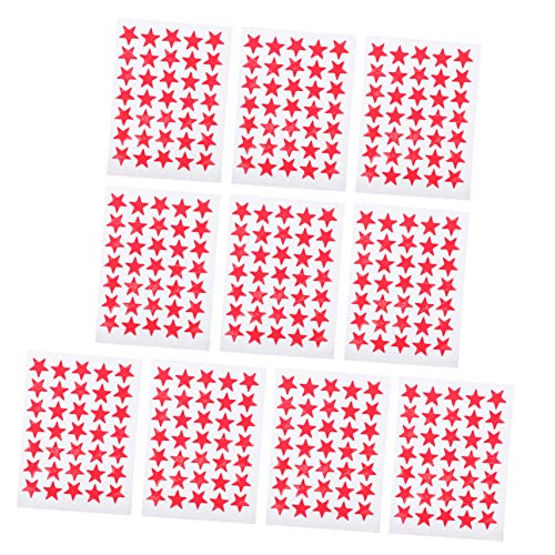 Milisten 10 Blatt Selbstklebende Belohnungsaufkleber Form von Fünfzackigen Sternen Bunte Sternaufkleber für Motivation und Belohnungen Schule und Freizeit Milisten 10 Blatt Selbstklebende Belohnungsaufkleber Form von Fünfzackigen Sternen Bunte Sternaufkleber für Motivation und Belohnungen Schule und Freizeit von Milisten