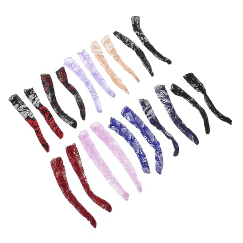 Milisten 10paare Amerikanische Puppen-socken Mit Spitzenbesatz Weiche Bequeme Lange Strümpfe Für Puppenkleidung Und Rollenspiele Für Kreative Outfits Und Spielzeugzubehör von Milisten