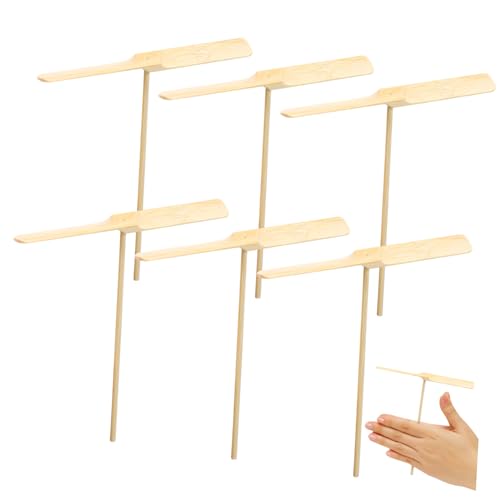Milisten 10 STK. Bambus-libellen- Outdoor- Kleinkind Für Libellenspielzeug Hand Reiben Propeller Propellerspielzeug Fliegende Propellerkinder Drinnen Hölzern Milisten 10 STK. Bambus-libellen- Outdoor- Kleinkind Für Libellenspielzeug Hand Reiben Propeller Propellerspielzeug Fliegende Propellerkinder Drinnen Hölzern von Milisten
