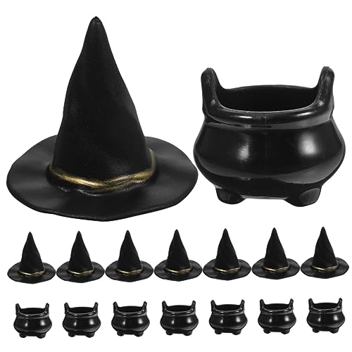 Milisten 10 Sätze Teiliges Hexenhüte und Kessel für Puppenhaus Dekoration Kreative Halloween Accessoires für Miniatur Landschaften Ergänzung für Festliche Feiern Milisten 10 Sätze Teiliges Hexenhüte und Kessel für Puppenhaus Dekoration Kreative Halloween Accessoires für Miniatur Landschaften Ergänzung für Festliche Feiern von Milisten