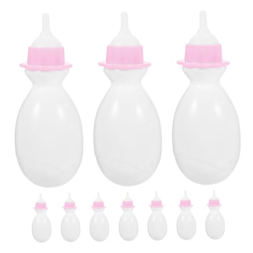 Milisten 10 Stück Babyflasche Babypuppensachen Babypuppenflaschen Mädchen Puppenflaschen Puppenzubehör kleine Futterflaschen Plastik Weiß Milisten 10 Stück Babyflasche Babypuppensachen Babypuppenflaschen Mädchen Puppenflaschen Puppenzubehör kleine Futterflaschen Plastik Weiß von Milisten