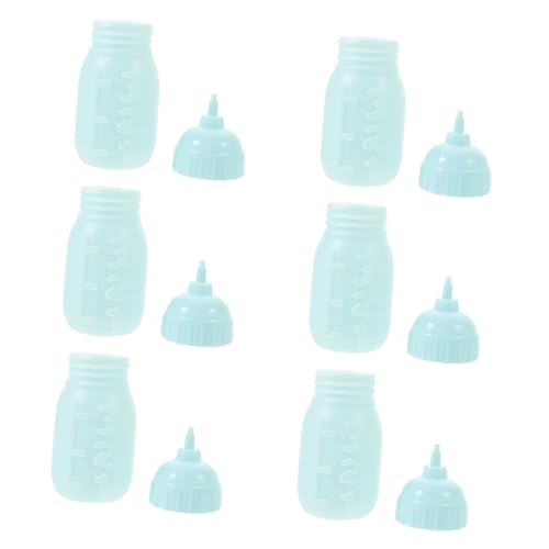 Milisten 10 Stück Babyflasche Kinderspielzeug Babypuppenflaschen Geben Vor, Modell Zu Sein Babypartybevorzugungen Für Mädchen Puppenhaus Plastik Sky-Blue Milisten 10 Stück Babyflasche Kinderspielzeug Babypuppenflaschen Geben Vor, Modell Zu Sein Babypartybevorzugungen Für Mädchen Puppenhaus Plastik Sky-Blue von Milisten