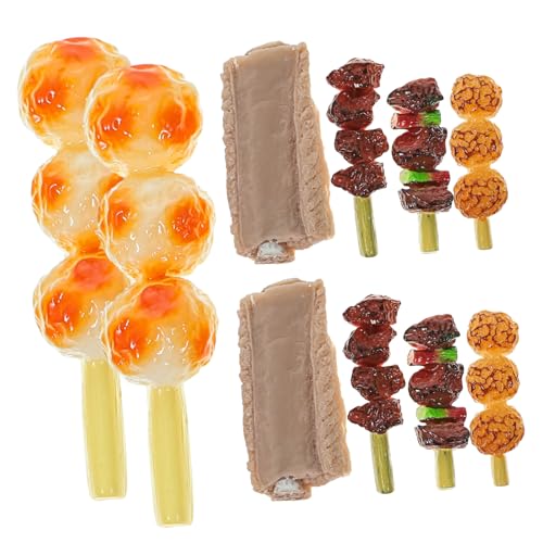 Milisten 10 Stück Barbecue -Spießspielzeuge Grill-Spielspielzeug Grill vorgeben gefälschtes Grillspielzeug Simulierter Barbecue -Grill Plastikspielfutter Küchenspielspielzeug PVC Milisten 10 Stück Barbecue -Spießspielzeuge Grill-Spielspielzeug Grill vorgeben gefälschtes Grillspielzeug Simulierter Barbecue -Grill Plastikspielfutter Küchenspielspielzeug PVC von Milisten