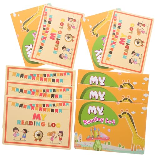 Milisten 10 Stück Englisches Sparbuch tägliche Aufzeichnung Lesekarten Notizbuch für druckbares Leseprotokoll für Aufnahmekarten für Lesebuch Sparbuch Papier Bunt Milisten 10 Stück Englisches Sparbuch tägliche Aufzeichnung Lesekarten Notizbuch für druckbares Leseprotokoll für Aufnahmekarten für Lesebuch Sparbuch Papier Bunt von Milisten