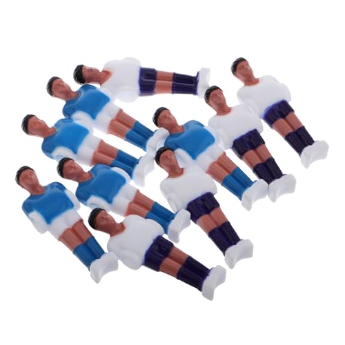 Milisten 10pcs Mini Fußball Player Puppen Tabelle Fußball Männer Ersatz Foosball Jungs Set von Milisten
