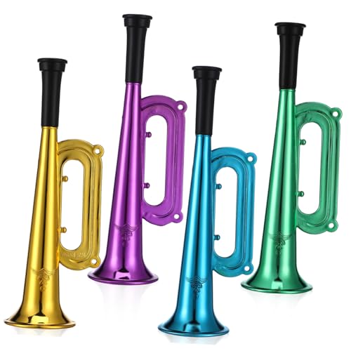 Milisten 10 Stück Farbenfrohe Trompete Stadion Horn Trompete Noisemaker Geräuschemacher Ereignis Prost Jubelnde Requisiten Party-Horn Plastik Milisten 10 Stück Farbenfrohe Trompete Stadion Horn Trompete Noisemaker Geräuschemacher Ereignis Prost Jubelnde Requisiten Party-Horn Plastik von Milisten