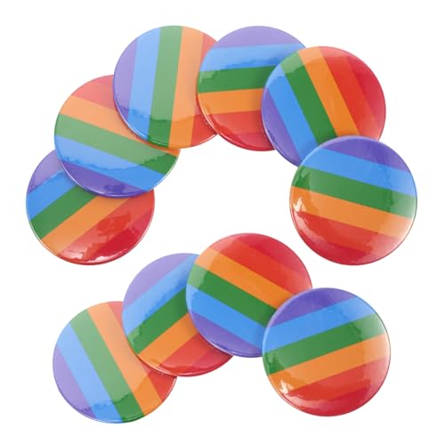 Milisten 10 Stück Farbenfrohes Abzeichen Regenbogen-anstecknadel Buttons Stolzprop Stolz-tag-pin Anstecknadeln Für Krankenschwestern Stolzstifte Stolz Anstecknadel Eisen Milisten 10 Stück Farbenfrohes Abzeichen Regenbogen-anstecknadel Buttons Stolzprop Stolz-tag-pin Anstecknadeln Für Krankenschwestern Stolzstifte Stolz Anstecknadel Eisen von Milisten