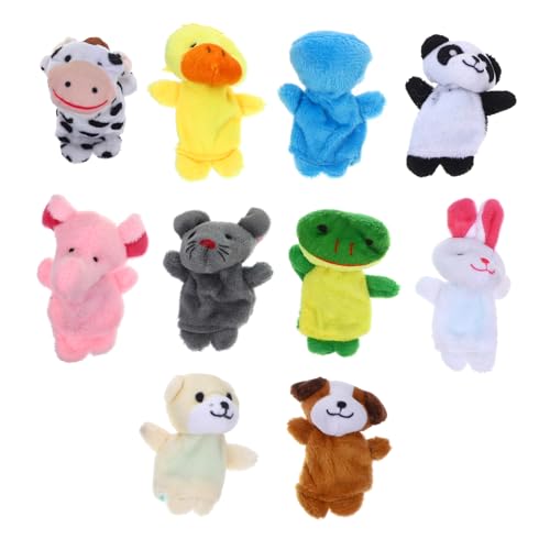 Milisten 10 Stück Fingerpuppe Puppenspielzeug zum Geschichtenerzählen Fingerspielzeug für Bildungsspielzeug Figuren Fingerspielzeug Handpuppen für Plüsch Milisten 10 Stück Fingerpuppe Puppenspielzeug zum Geschichtenerzählen Fingerspielzeug für Bildungsspielzeug Figuren Fingerspielzeug Handpuppen für Plüsch von Milisten