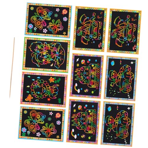 Milisten 10 Stück Graffiti -Puzzlespielzeug zum Abkratzen Kratzpapier Gastgeschenk zeichnen Graffiti- handbemalte Rubbelkarten Karten kratzen Feiertags-Rubbellose Milisten 10 Stück Graffiti -Puzzlespielzeug zum Abkratzen Kratzpapier Gastgeschenk zeichnen Graffiti- handbemalte Rubbelkarten Karten kratzen Feiertags-Rubbellose von Milisten