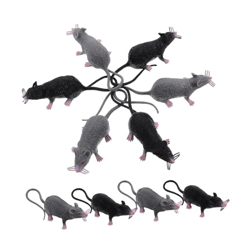 Milisten 10 Stück Halloween Rattenmaus Klein Realistisch Gefälschte Ratten Gruselige Party Dekorationen Rattenstreich Mini Kleiner Horror Lebensecht Unheimlich Für Haarige Milisten 10 Stück Halloween Rattenmaus Klein Realistisch Gefälschte Ratten Gruselige Party Dekorationen Rattenstreich Mini Kleiner Horror Lebensecht Unheimlich Für Haarige von Milisten