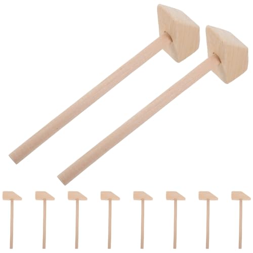 Milisten 10 Stück Hammerspielzeug Hartholz Babyspielzeug Holzbearbeitung aus Holzhämmern Blöcke Bauen Hämmer zusammen Minischlägel aus Holz winzige Holzhämmer Milisten 10 Stück Hammerspielzeug Hartholz Babyspielzeug Holzbearbeitung aus Holzhämmern Blöcke Bauen Hämmer zusammen Minischlägel aus Holz winzige Holzhämmer von Milisten