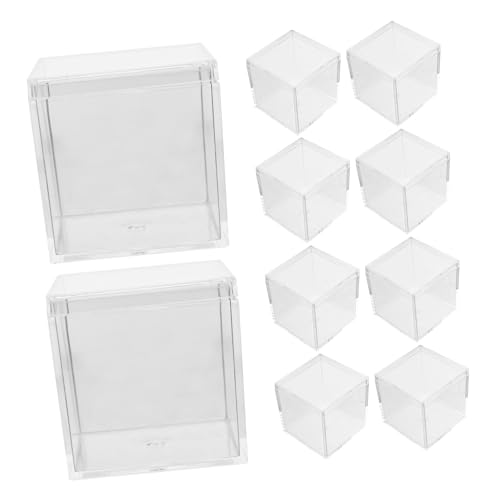 Milisten 10 Stück Klare Kunststoff Box mit Deckel Spezimen Aufbewahrungsbox für Mineralien Pflanzen und Transparente Display Box zur Einfachen Organisation Milisten 10 Stück Klare Kunststoff Box mit Deckel Spezimen Aufbewahrungsbox für Mineralien Pflanzen und Transparente Display Box zur Einfachen Organisation von Milisten