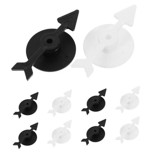 Milisten 10 Stück Klassenzimmerzubehör Turntable DIY-zubehör Mit Rotierenden Pfeilen Zubehör Für Brettspiele Spielpfeile Rotieren Spiel Summer Spinning Für Das Spiel Plastik von Milisten