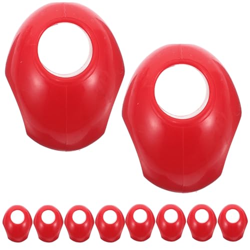 Milisten 10 Stück Kletternetz-seilschnalle Für Spielplatzgriffe Traktor-Joystick Zubehör Für Kinderspielhaus Ersatz-haltegriffknöpfe Kunststoffschnalle Kugelknöpfe Rot Plastik Milisten 10 Stück Kletternetz-seilschnalle Für Spielplatzgriffe Traktor-Joystick Zubehör Für Kinderspielhaus Ersatz-haltegriffknöpfe Kunststoffschnalle Kugelknöpfe Rot Plastik von Milisten