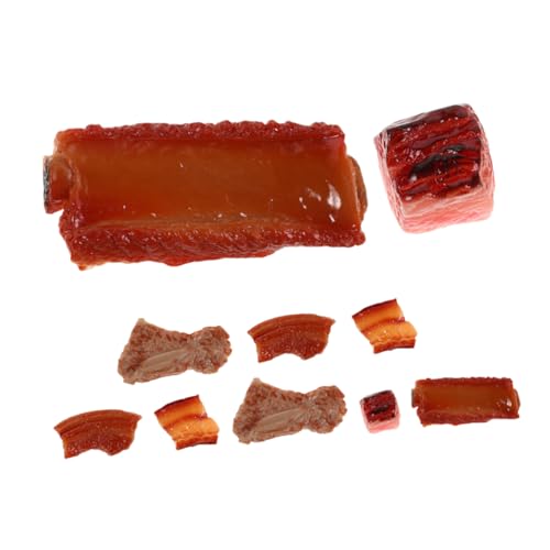 Milisten 10 Stück Künstliche Fleischmodelle Teiliges Realistische Schweinerippchen für Küchen und Restaurantdekoration Fotorequisiten und Kulinarische Inspiration Milisten 10 Stück Künstliche Fleischmodelle Teiliges Realistische Schweinerippchen für Küchen und Restaurantdekoration Fotorequisiten und Kulinarische Inspiration von Milisten