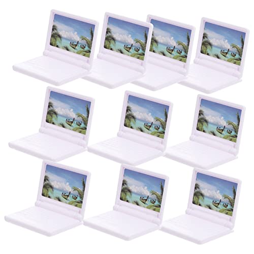 Milisten 10 Stück Laptop -Modell Mini-Laptop für Puppen winziger Laptop Miniatur-Laptop für Puppen Puppen-Laptop Laptop- Puppenhaus Mini-Laptop gefälschter Laptop Plastik Weiß Milisten 10 Stück Laptop -Modell Mini-Laptop für Puppen winziger Laptop Miniatur-Laptop für Puppen Puppen-Laptop Laptop- Puppenhaus Mini-Laptop gefälschter Laptop Plastik Weiß von Milisten