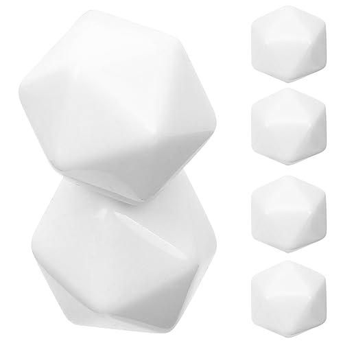 Milisten 10 Stück Leere Acrylwürfel Seitige DIY Würfel für Bastelaccessoires für Kreative Spiele und Lernaktivitäten Gleichmäßige Form und Glatte Oberfläche von Milisten