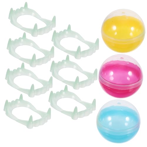 Milisten 10 Stück Leuchtende Halloween Vampirzähne aus Stabilem Wiederverwendbare Fluoreszierende Fake Zähne für Horror Deko Bühnenauftritte und Gruselige Party Requisiten Milisten 10 Stück Leuchtende Halloween Vampirzähne aus Stabilem Wiederverwendbare Fluoreszierende Fake Zähne für Horror Deko Bühnenauftritte und Gruselige Party Requisiten von Milisten