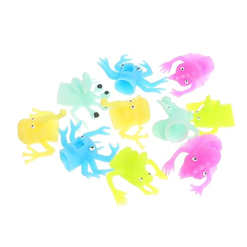 Milisten 10 Stück Luminous Finger Setspielzeug Cartoon-Handpuppenspielzeug Fingerschutzspielzeug Familienfingerpuppenspielzeug Cartoon-Fingerpuppen Halloween-Fingerpuppe Milisten 10 Stück Luminous Finger Setspielzeug Cartoon-Handpuppenspielzeug Fingerschutzspielzeug Familienfingerpuppenspielzeug Cartoon-Fingerpuppen Halloween-Fingerpuppe von Milisten