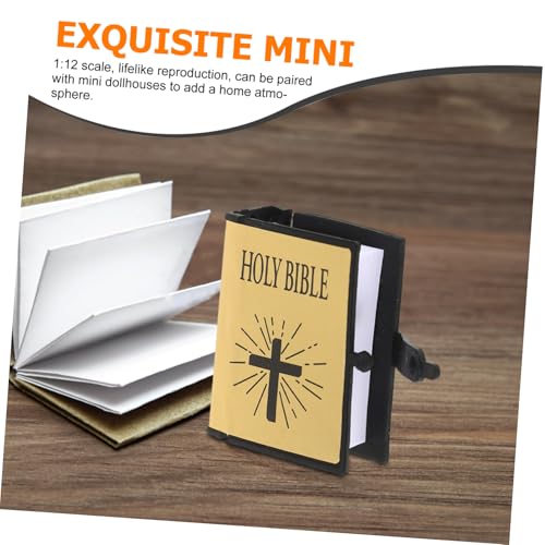 Milisten 10 Stück Maßstab Mini Bücher mit Klassischem Design Farbenfrohe Miniatur Dekoration für Puppenhaus Schlafzimmer und Bibliothek von Milisten