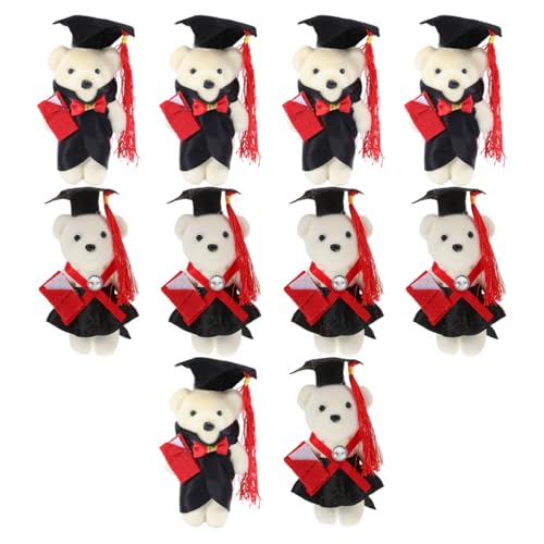 Milisten 10 Stück Mini Abschlussbär DIY Blumenstrauß Dekoration Stehende Bärenpuppe für Kreative für Abschlussfeiern und Hochzeiten Milisten 10 Stück Mini Abschlussbär DIY Blumenstrauß Dekoration Stehende Bärenpuppe für Kreative für Abschlussfeiern und Hochzeiten von Milisten