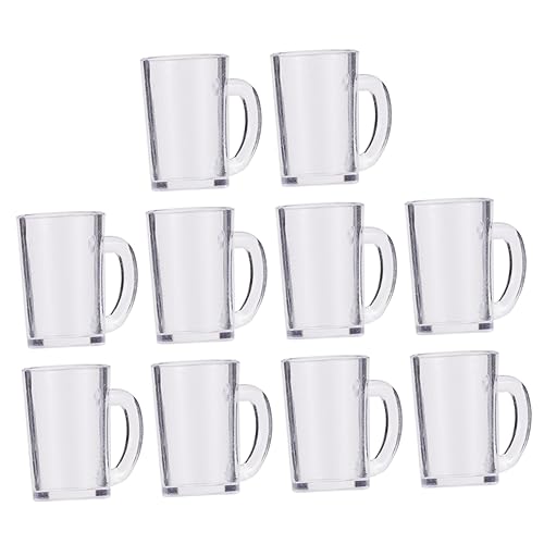 Milisten 10 Stück Mini-Bierkrug Wohnkultur Mini -Bierbecher Mini-Trinkbecher Mini-Getränkespielzeug Heimdekoration Miniaturbecher Mini-Tassen Puppenhaus Tassen Mini-Becher Harz Transparent Milisten 10 Stück Mini-Bierkrug Wohnkultur Mini -Bierbecher Mini-Trinkbecher Mini-Getränkespielzeug Heimdekoration Miniaturbecher Mini-Tassen Puppenhaus Tassen Mini-Becher Harz Transparent von Milisten