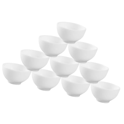 Milisten 10 Stück Mini-Bowl-Modell Puppe Miniatur winzige Schalen Mini-Hausküchenzubehör Mini-Hausschale Mini-Hausgeschirr Mini-Küchenzubehör Mini Hausgericht Plastik Weiß Milisten 10 Stück Mini-Bowl-Modell Puppe Miniatur winzige Schalen Mini-Hausküchenzubehör Mini-Hausschale Mini-Hausgeschirr Mini-Küchenzubehör Mini Hausgericht Plastik Weiß von Milisten
